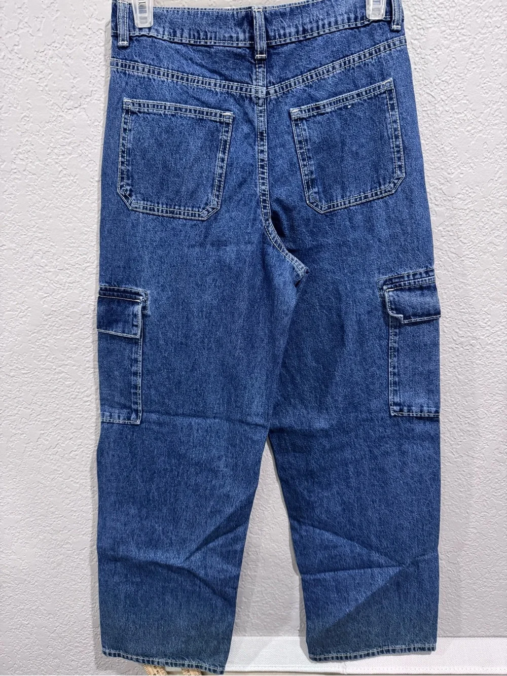 OshKosh B'gosh Blue Cargo Denim Relaxed Jeans